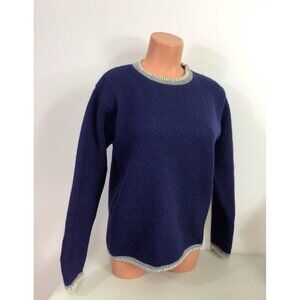 LL Bean Vintage Wool Sweater Womens Small